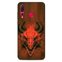 Huawei P Smart Z Kılıf Dragons (14) Lansman Kılıf Kırmızı Boynuzlu Ejderha