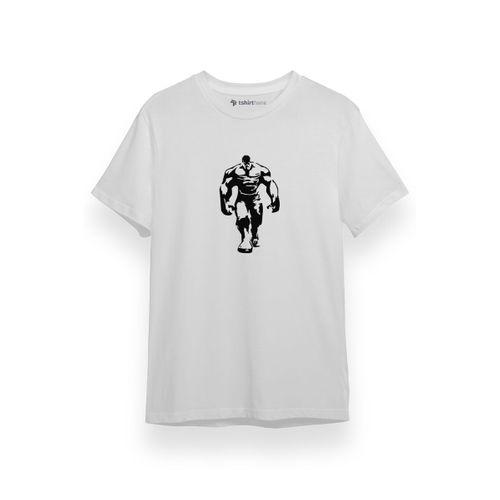 Hulk Beyaz Kısa kol Erkek Tshirt