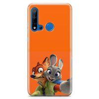 Huawei Nova 5i Kılıf Toons 8K Arka Kapak Koruma Desenli Full Koruyucu