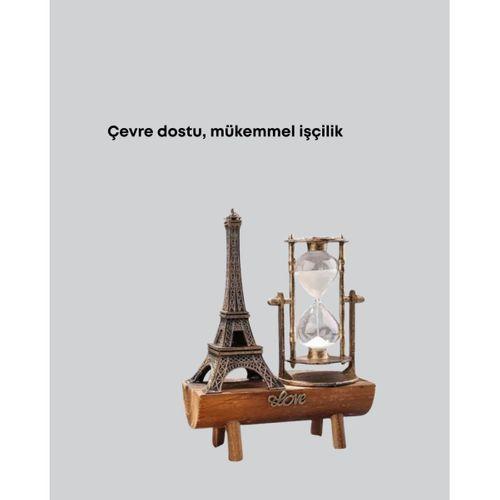 Ev, Ofis Ve Kafeler İçin Retro Ahşap Kum Saati Dekorasyonu