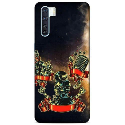 Lopard Oppo A91 Uyumlu Kılıf Tattoo's (16) Kalın Kılıf Karışık