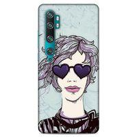 Lopard Xiaomi Mi Cc9 Pro Uyumlu Kılıf Sürreal Yüzler ♀ (25) Antişok Kapak Baskılı