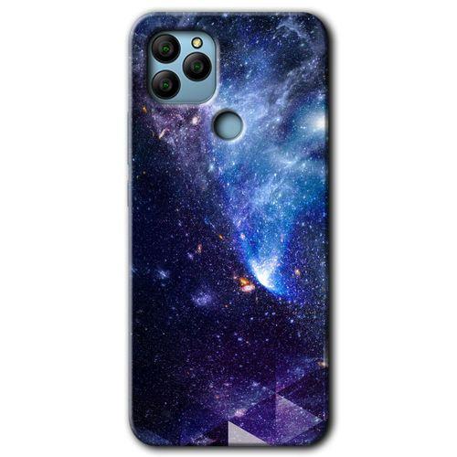 GM 22 Plus Kılıf HD Desen Baskılı Arka Kapak - Galaksi + Kırılmaz Cam