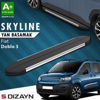 S-Dizayn Fiat Doblo 3 Kısa Şase Skyline Krom Yan Basamak 203 Cm 2023 Üzeri A+ Kalite