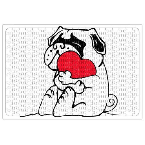 Pug Köpek 07 Puzzle 240 Parça Yapboz