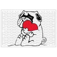 Pug Köpek 07 Puzzle 240 Parça Yapboz