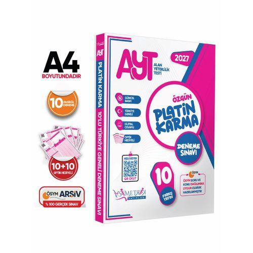 2027 YKS-AYT Platin Karma Yayınlar Kurumsal 10lu Paket Deneme Sınavı Türkiye Geneli