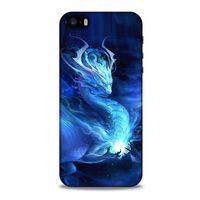 Apple iPhone SE Kılıf Dragons (36) Glitter Kılıf Ejderha Ateşi