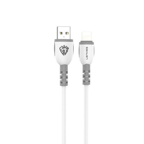 Lenyes LC979 USB-A to Lightning Hızlı Şarj Özellikli Data ve Şarj Kablosu 2.4A 1M