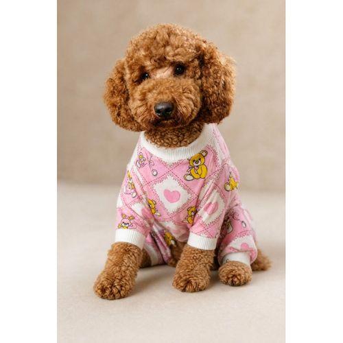 Teddy Toad Penye Köpek Tulum Pijama