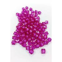 Küp Boncuk İçten Boncuklu Bileklik Çanta Boncuğu 10 mm 50 gr Mor - BNC451