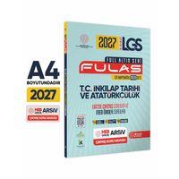 2027 8 Sınıf Full LGS Altın Seri (FULAS) İNKILAP TARİHİ MEB Çıkmış Soru Bankası Modüler Seti Çözümlü