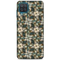 Lopard Samsung Galaxy A12 Uyumlu Kılıf Geometrix (42) Rugged Armor Kılıf