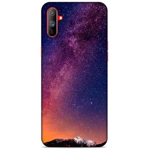 Lopard Oppo Realme C3 Uyumlu Kılıf Gece'S (5) Koruma Kabı Gece Mor
