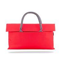 Classone BYN-EL002 WTXPro Su Geçirmez Kumaş 13-14 inch Bayan Laptop El Çantası- Tote Bag – Kırmızı