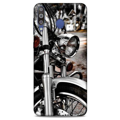 Samsung Galaxy M30 Uyumlu Kılıf Motorsiklet (49) Ultra Silikon Kılıf Harley