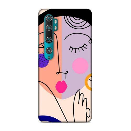 Xiaomi Mi Note 10 Pro Uyumlu Kılıf Face'X 38 Neo Hybrid Kılıf Pastel