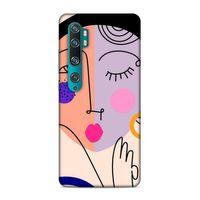 Xiaomi Mi Note 10 Pro Uyumlu Kılıf Face'X 38 Neo Hybrid Kılıf Pastel