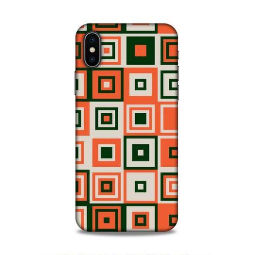 Apple iPhone XS Uyumlu Kılıf Insomnia (29) Arka Koruma Kılıfı Turuncu Siyah