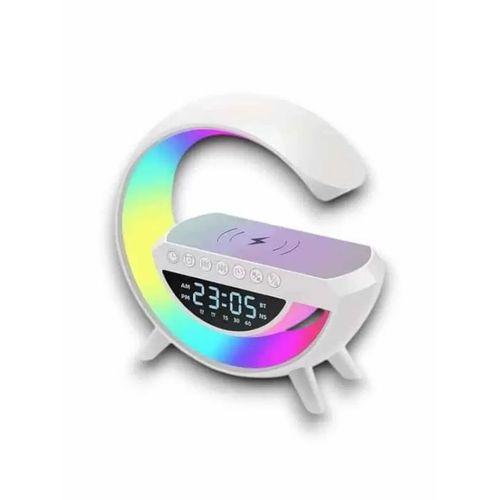 Google Dijital Kablosuz Şarj Özellikli Bluetooth Hoparlör Gece Lambası