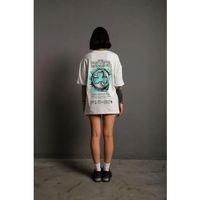 Sırt Baskılı T-shirt - Beyaz