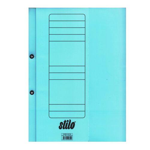 STİLO LUX YARIM KAPAK TELLİ DOSYA ( MAVİ ) ( 10 ADET )