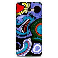 Lopard Samsung Galaxy J4 Plus Uyumlu Kılıf Soyut Sanat (25) Baskılı Antişok Kapak