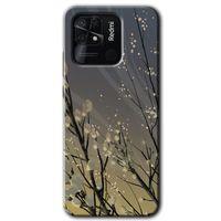Redmi 10C Kılıf HD Desen Baskılı Arka Kapak - Branches Flowers + Kırılmaz Cam