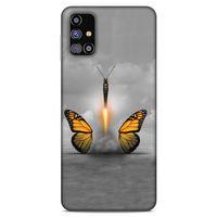 Lopard Samsung Galaxy M31s Uyumlu Kılıf Manipülasyon ☻ (31) TPU Kılıf Baskılı