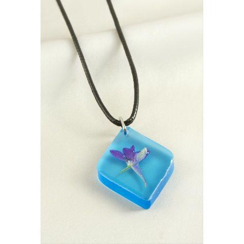 Mahmuzotu Çiçeği Epoksi Kolye