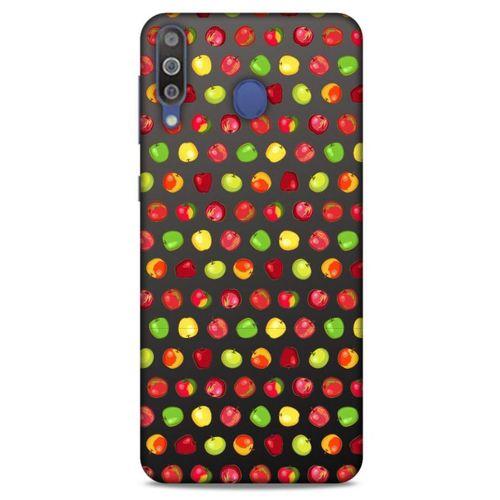 Frutix Elma 01 Samsung Galaxy M30 Kılıf Desenli Silikon