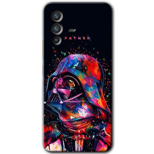 Vivo V23 5G Kılıf HD Desen Baskılı Arka Kapak+Temperli Cam - Father Vader