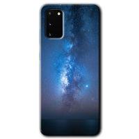 Potkal Hediye Fabrikası Samsung Galaxy S20 Kılıf HD Desen Baskılı Arka Kapak - Samanyolu