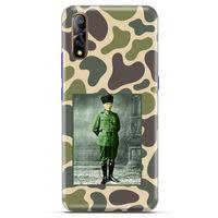 Casper Via F3 Kılıf Atatürk (15) Antişok Kılıf Kamuflaj Kahverengi
