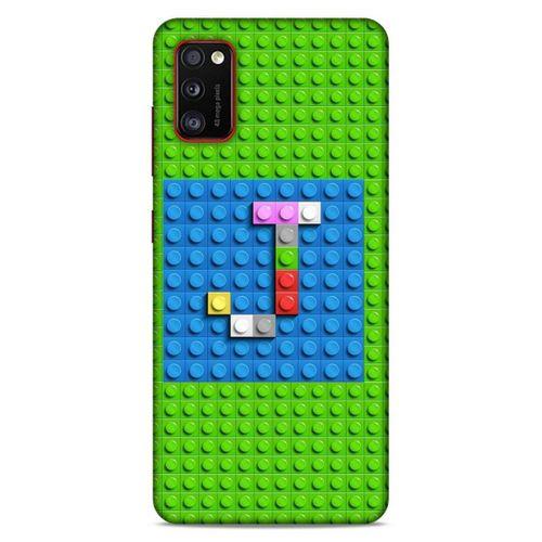 Lopard Samsung Galaxy A41 Uyumlu Kılıf BloX (21) Koruyucu Kapak J Harfi