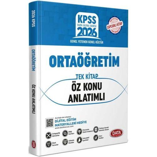 2026 KPSS Ortaöğretim Tek Kitap Öz Anlatımlı Konu Anlatımlı Data Yayınları