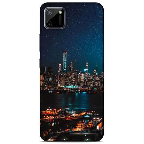 Lopard Oppo Realme C11 Uyumlu Kılıf Gece'S (6) Silikon Kılıf Şehir