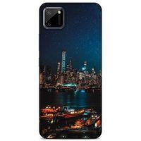 Lopard Oppo Realme C11 Uyumlu Kılıf Gece'S (6) Silikon Kılıf Şehir
