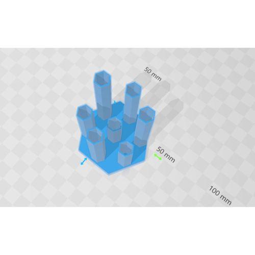 Hexagon Kalem Tutucu (Bu ürün Sadece Plastik parçadır - Almadan Önce Soru Sorabilirsiniz)