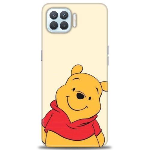 Oppo Reno 4 Lite Kılıf HD Baskılı Kılıf - Winnie the Pooh + Tam Ekran Koruyucu