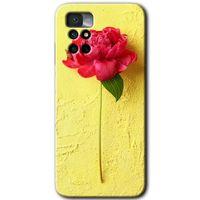 Redmi Note 11 4G Kılıf HD Desen Baskılı Arka Kapak - Kırmızı Gül