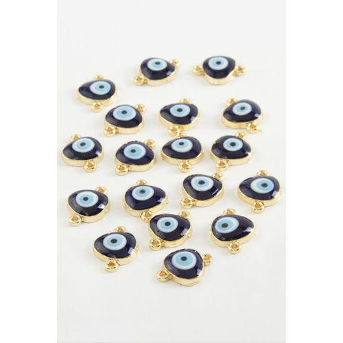 Nazar Çift Kulplu Mineli Bileklik ve Kolye Ucu Aparatı 1 Adet