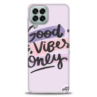 Samsung Galaxy M33 Kılıf HD Baskılı Kılıf - Good Vibes + Tam Ekran Koruyucu