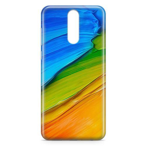 Huawei Nova 2i Kılıf Tempere Arka Kapak Koruma Desenli Full Koruyucu