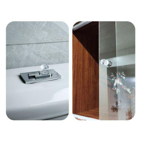 4 Adet Kristal Tasarımlı Çok Amaçlı Yapışkanlı Tutacak Buton