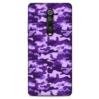 Xiaomi Mi 9T Uyumlu Kılıf Mor Delisi (13) Silikon Kap Kamuflaj