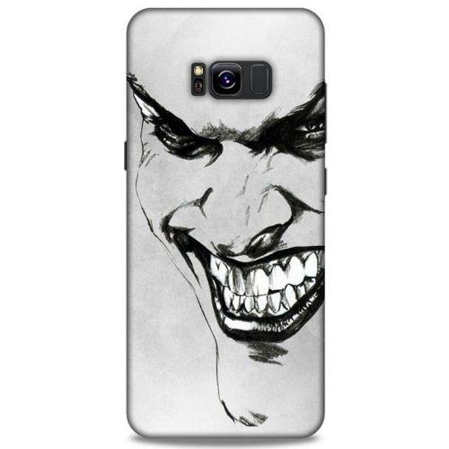Samsung Galaxy S8 Plus Uyumlu Kılıf Joker (8) Baskılı Kılıf Beyaz