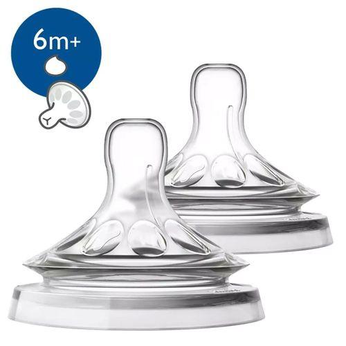 Eğitici Oyuncak    Avent Natural Biberon Emziği Y Kesik 6 Ay+ 2li SCF046/27
