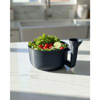 Pratik Sebze Yıkayıcı Süzgeçli Hazneli Ergonomik Saplı Mutfak Yardımcısı