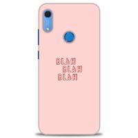 Huawei Y6S Kılıf HD Baskılı Kılıf - Blah Blah + Tam Ekran Koruyucu
